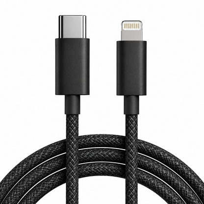 Cable USB-C a Lightning trenzado Certificado MFI