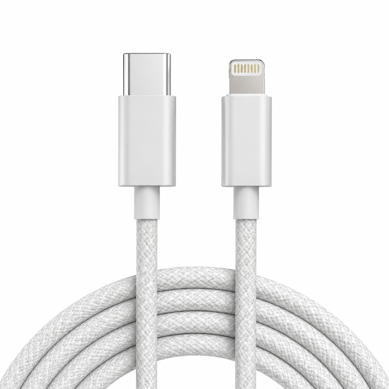 Cable USB-C a Lightning trenzado Certificado MFI